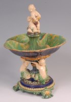 Lot 367 - A late 19th century Mintons Majolica table...