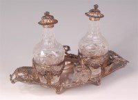 Lot 447 - *A late 18th century French silver oil and...
