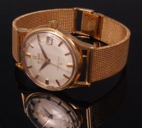 Lot 456 - A gents Omega 18ct gold Constellation...