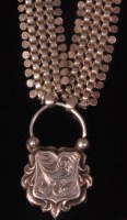 Lot 502 - A 19th century continental silver collar,...