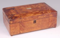 Lot 555 - A 19th century tortoiseshell veneered unfitted...