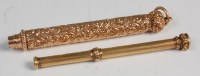 Lot 564 - A Victorian gold propelling pencil by Samson...
