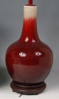 Lot 617 - A 19th century Chinese flambé glazed stoneware...