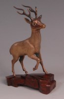 Lot 625 - A Su Hai Chinese silver gilt baby stag,...