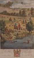 Lot 694 - James Collins - Stagg Takeing Soyle, hunting...