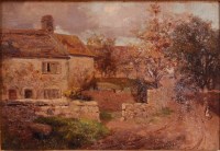 Lot 707 - Walter Wallor Caffyn (1845-1898) - A lane near...