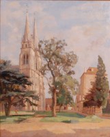 Lot 708 - Charles Cottet (1863-1924) - Cathedral des...