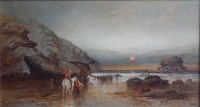 Lot 714 - W Gibbans (late C19th) - Bringing home the...