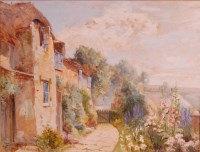 Lot 726 - Ernest Walbourn (1872-1927) - Cottages in...