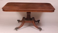 Lot 830 - A late Georgian mahogany pedestal breakfast...