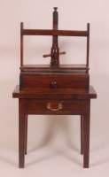 Lot 855 - A late Georgian provincial oak and fruitwood...