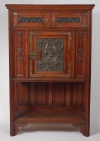 Lot 880 - A circa 1900 Gothic Revival carved and...