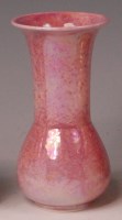Lot 73 - A Ruskin pink lustre glazed pottery vase, of...