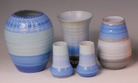 Lot 98 - A collection of five 1930s Shelley pottery...
