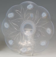 Lot 111 - A French Art Deco opalescent moulded glass...