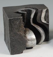 Lot 3 - # Jonathan Clarke (b.1961) - Hollow vase form,...