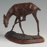 Lot 126 - * Caroline Wallace - Bronze model of a...