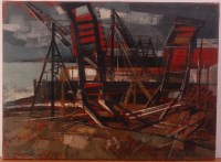 Lot 218 - Henry Collins (1910-1994) - Harwich shipyard...
