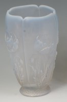 Lot 110 - A French Art Deco opalescent moulded glass...
