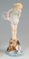 Lot 108 - A Royal Worcester porcelain figure 'Sea Breeze'...