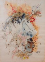 Lot 161 - # Mary Victoria Talbot (b.1931) - Horses head,...
