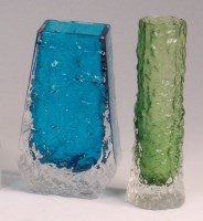 Lot 14 - A Whitefriars glass 'coffin' vase by Geoffrey...