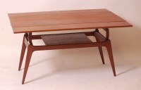 Lot 274 - A 1960s Danish teak dining/occasional table,...