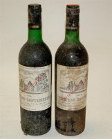 Lot 436 - Chateau Cantemerle, 1976 Haut-Medoc, two bottles