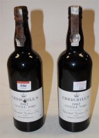 Lot 550 - Churchill's 1982 Vintage Port, two bottles