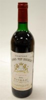 Lot 426 - Chateau Grand-Puy Ducasse, 1985, Pauillac, one...