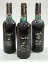 Lot 559 - Croft's Vintage Port, 1970, three bottles