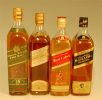 Lot 590 - Johnnie Walker Black Label Old Scotch Whisky,...