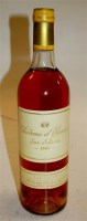 Lot 533 - # Chateau d'Yquem, 1983 Sauternes, one bottle