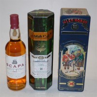 Lot 651 - Scapa Single Highland Malt Whisky, distilled...