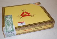 Lot 667 - Monte Cristo Havana box of 25 No.1 cigars, in...