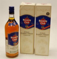 Lot 598 - Havana Club Cuban Rum, two 1L bottles, each in...