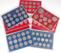 Lot 69 - Great Britain, nine coin sets to include; the...