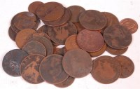 Lot 71 - Mixed lot of George III and later copper coins...