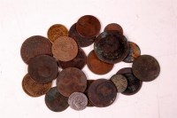 Lot 84 - Mixed lot of George III and later copper coins;...
