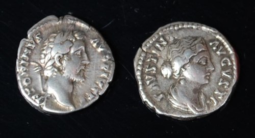 Lot 7 - Roman, Antoninus Pius 138-161AD, AR denarius...