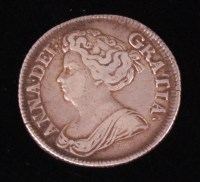 Lot 35 - Great Britain, 1714 shilling, Queen Anne...
