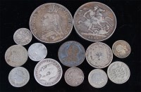 Lot 63 - Great Britain, mixed lot of silver coins to...