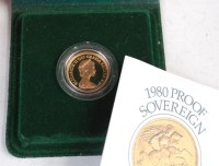 Lot 140 - Great Britain, 1980 gold proof full sovereign,...