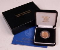 Lot 147 - Great Britain, 2005 gold proof full sovereign,...