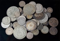 Lot 60 - Mixed lot of 19th century and later silver...