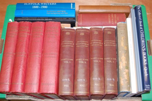 Lot 714 - BOX; COPSEY Tony - Suffolk Writers until 1800;...