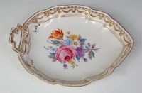 Lot 752 - An early 20th century Berlin porcelain dish,...