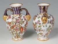 Lot 754 - A pair of late 19th century Derby porcelain...