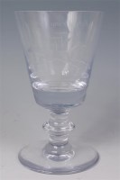 Lot 763 - # An 18th century style heavy glass pedestal...
