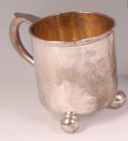 Lot 794 - *A Victorian silver christening mug, having...